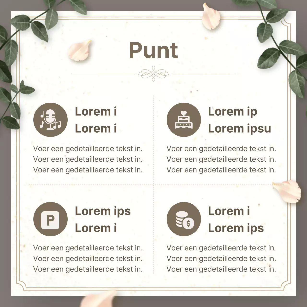 Gold Point's luxe trouwlocatie advertentie