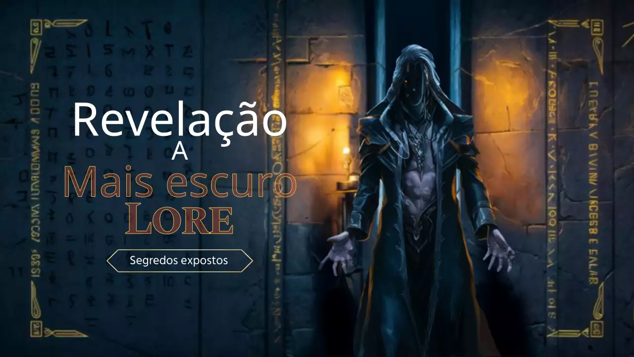 Capa de vídeo da Fantasia Lore azul e preta