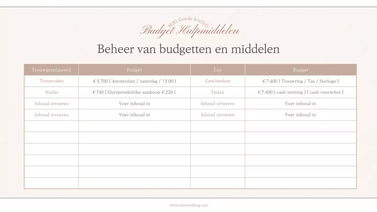 Een minimalistische bruiloftsgids in geel, zwart en wit