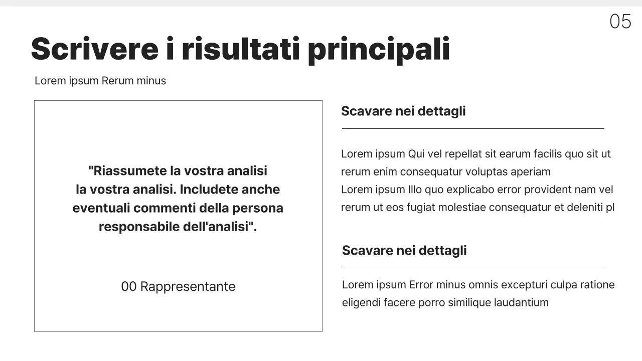 Semplice rapporto di pianificazione strategica stampabile in bianco e grigio