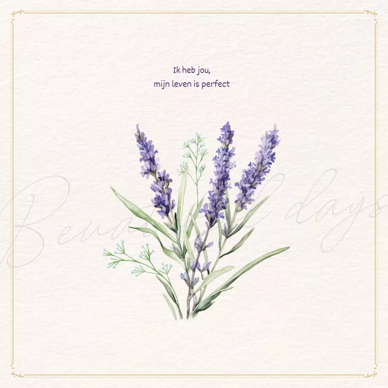 Post een paars sentiment in een mooie paarse kleur