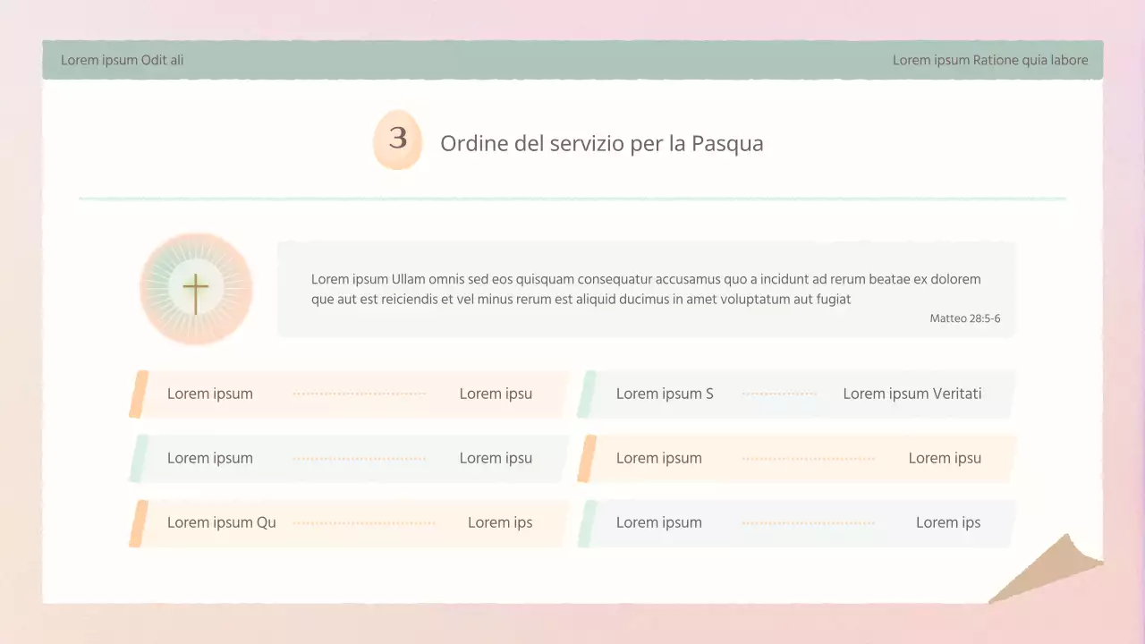 Un semplice planner per festeggiare la Pasqua in rosa e giallo
