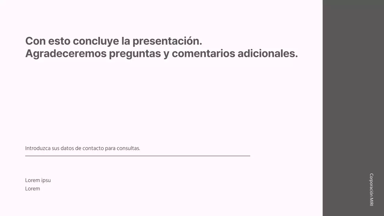 Un moderno informe de estrategia de mercado en gris y rosa