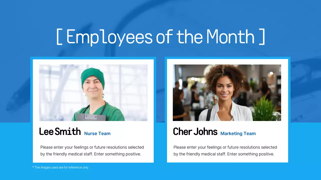 Blue Modern Hospital Announcement Presentation