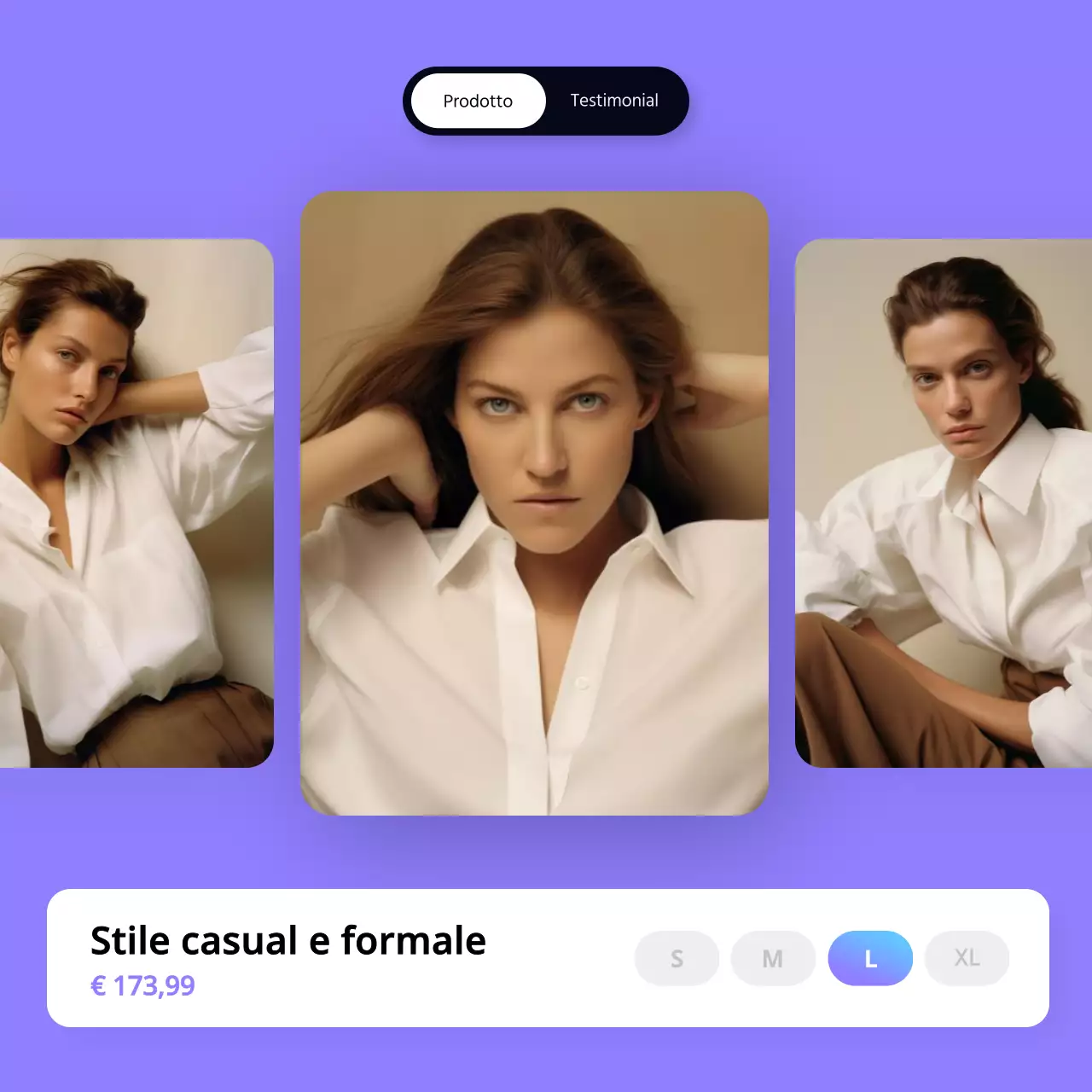 Porpora Blu Moderna Campagna di promozione della collezione di prodotti