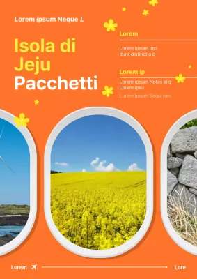 Semplice pubblicità di pacchetti di viaggio nazionali in viola