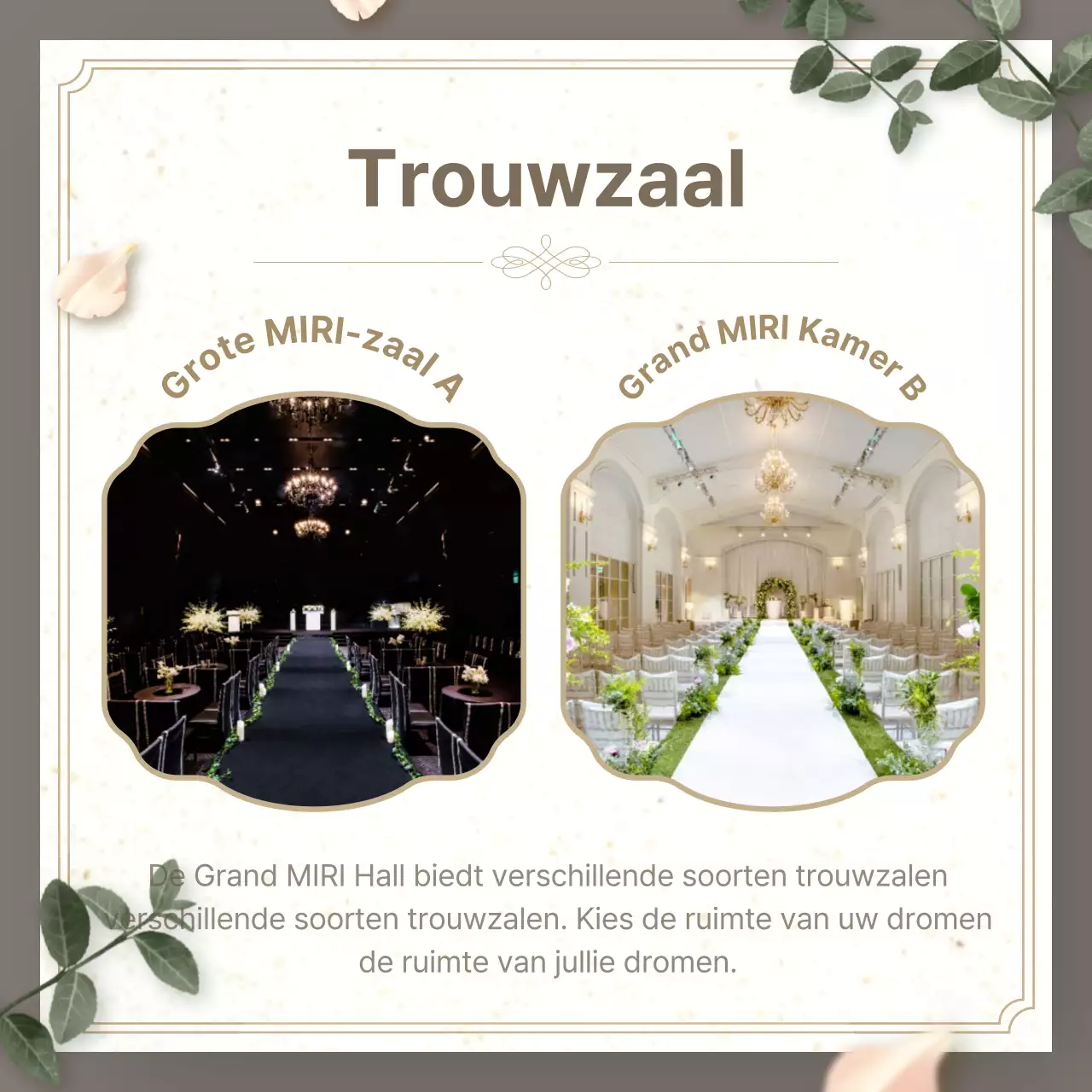 Gold Point's luxe trouwlocatie advertentie
