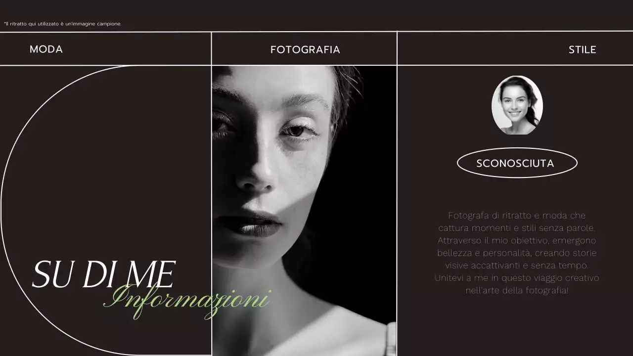 Bianco e nero, lime e moderno, elegante, tendenza geometrica Servizi fotografici Introduzione dell'azienda