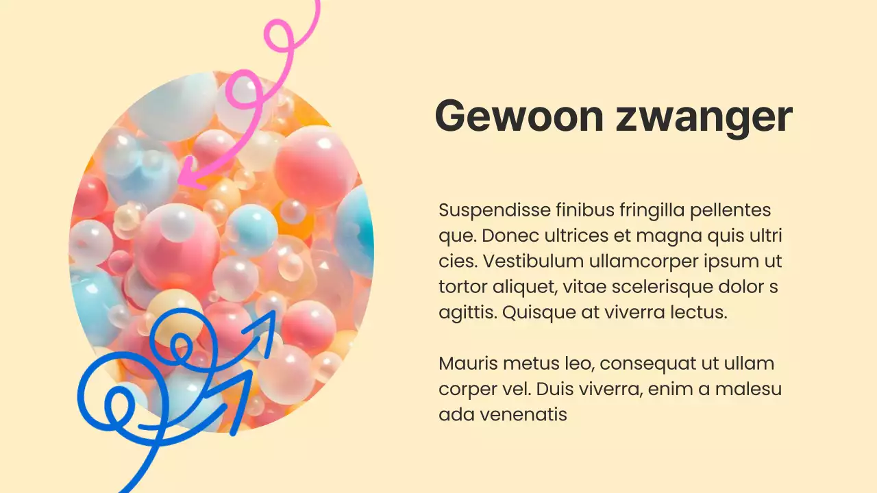 Verslag Beige Eenvoudige Basisvormen