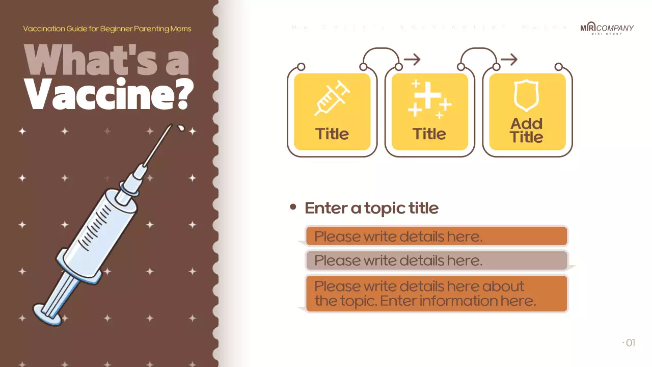 Brown Simple Healthcare Guide Presentation