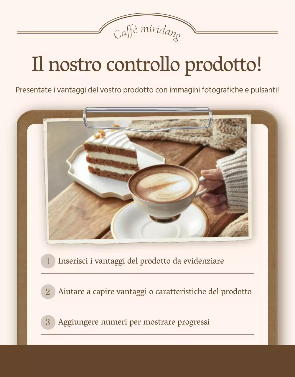 Promuovere una caffetteria-panetteria di concezione vintage in avorio e beige