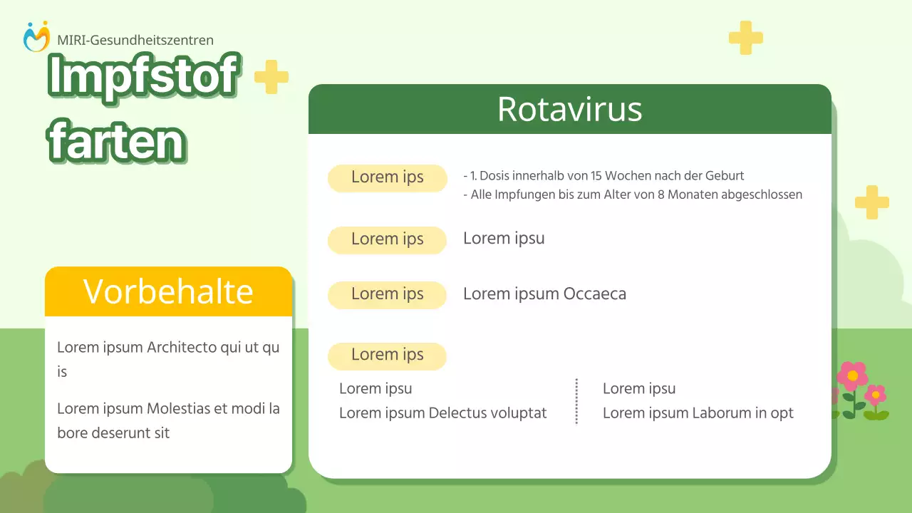 Ein Leitfaden für die Impfung von Kindern gegen Masern und Gelbfieber