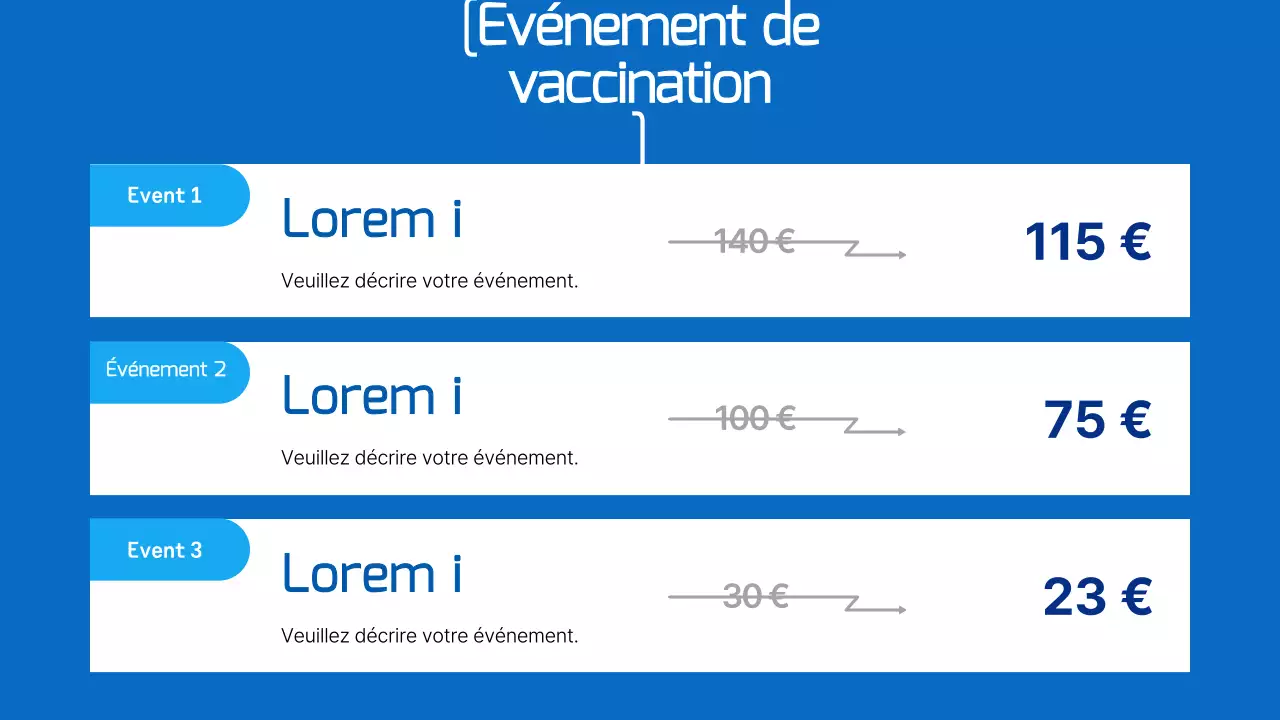 Avis d'hospitalisation simple en bleu