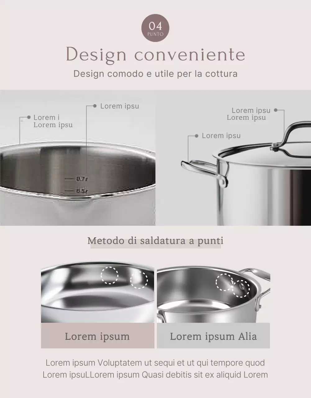 Un'introduzione ai vasi moderni in rosa e beige