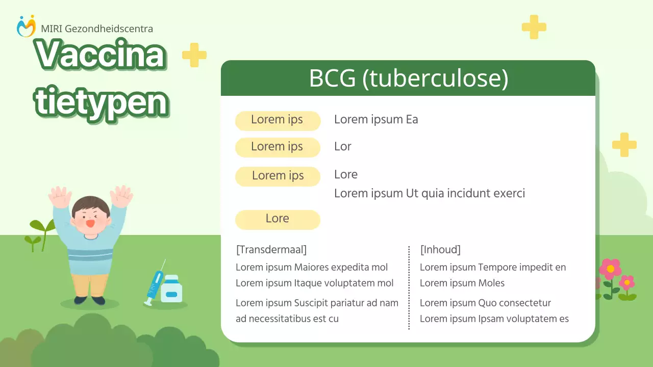 Een handleiding voor het vaccineren van kinderen tegen mazelen en geelzucht