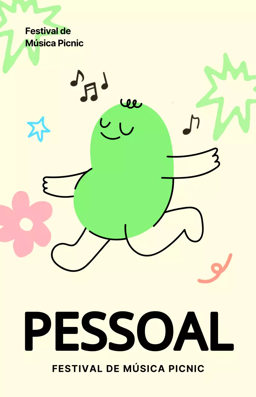 Multicolorido Festival Festival Ilustração Conceito Pessoal
