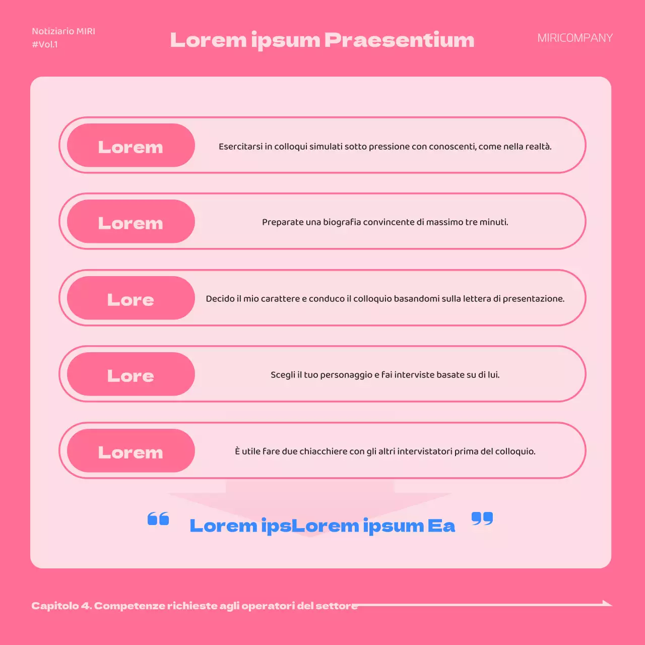 Una semplice lettera di presentazione rosa e blu per il tutoraggio del lavoro