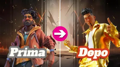 Brown and Gold Classic Prima e dopo il video di copertina