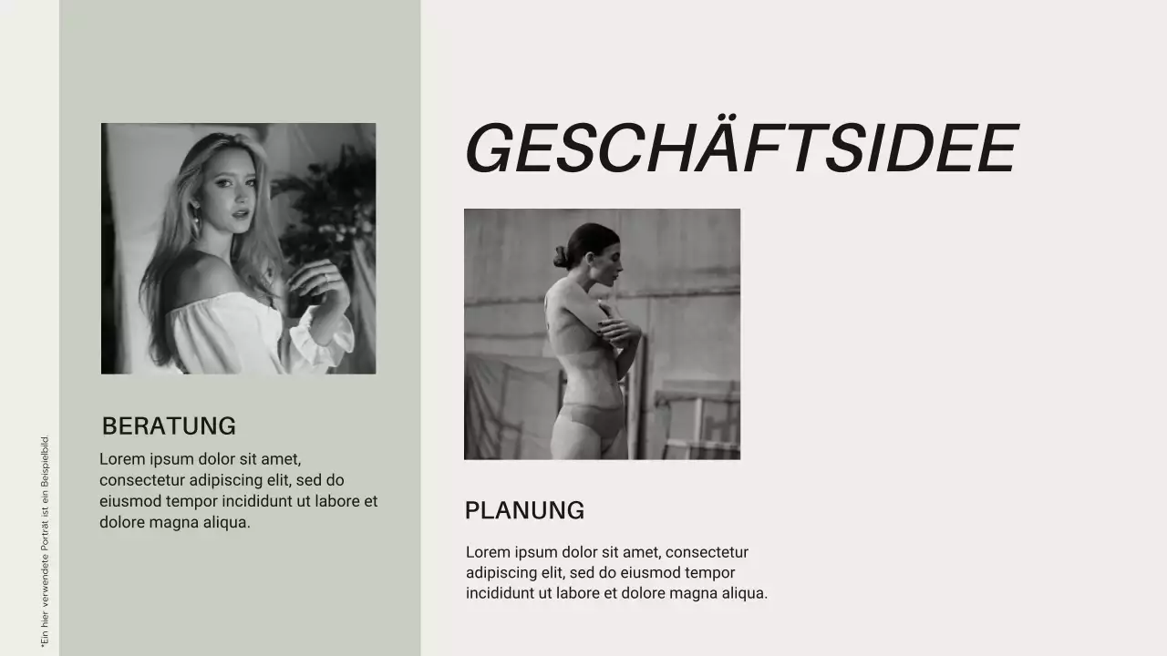 Eine Einführung in den Markenführer für moderne Mode in Schwarz-Weiß