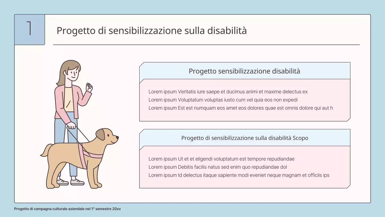 Una proposta di progetto aziendale di sensibilizzazione sulla disabilità in azzurro e rosa per la vostra azienda