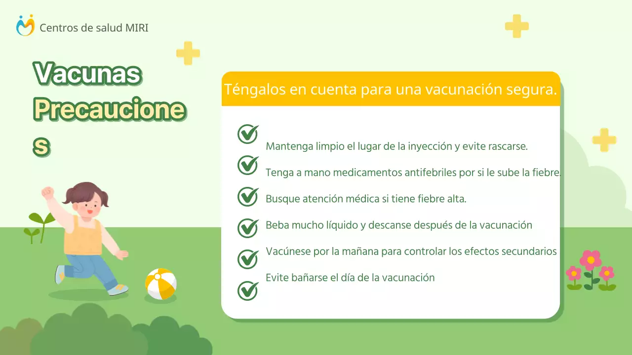 Guía para vacunar a los niños contra el sarampión y la rubéola