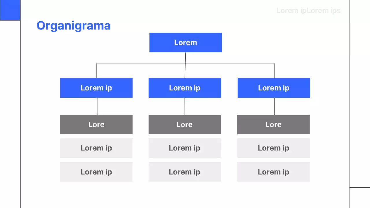 Un informe sencillo, azul y básico de facturación de la construcción