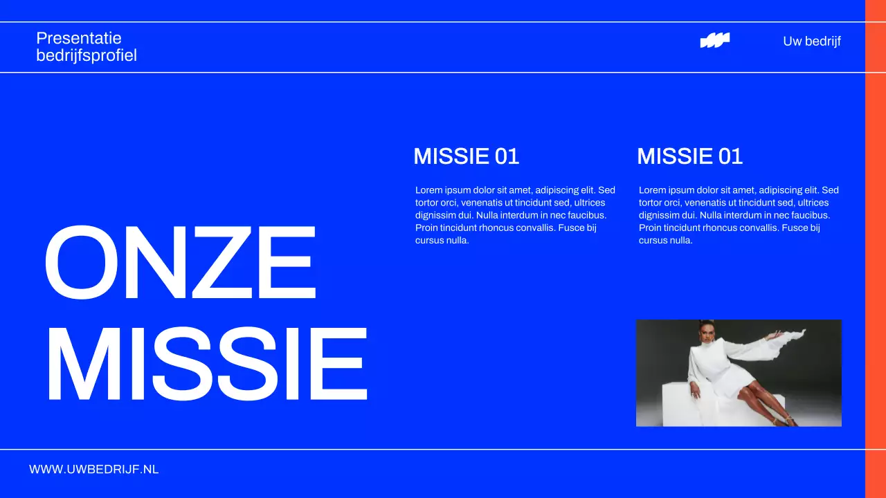 Neon en zwart modern bedrijfsprofiel