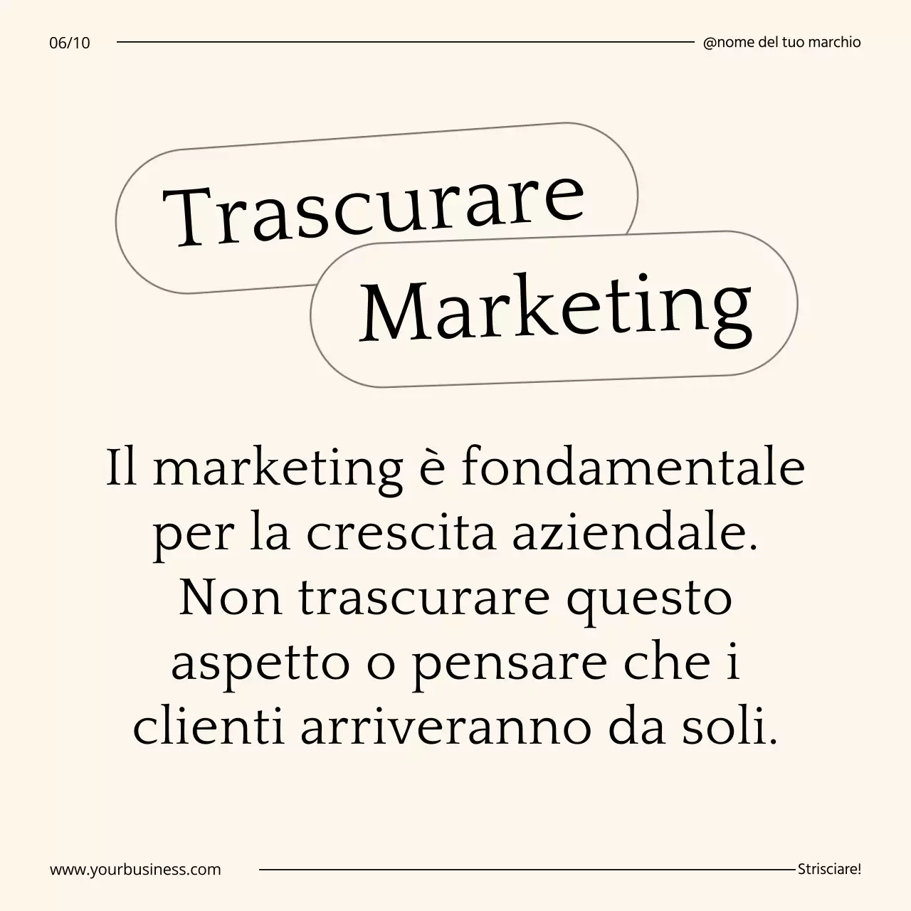 Guida all'autocrescita aziendale minimalista in beige e nero