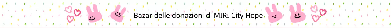 Copione promozionale scritto a mano con un'illustrazione di un simpatico coniglietto