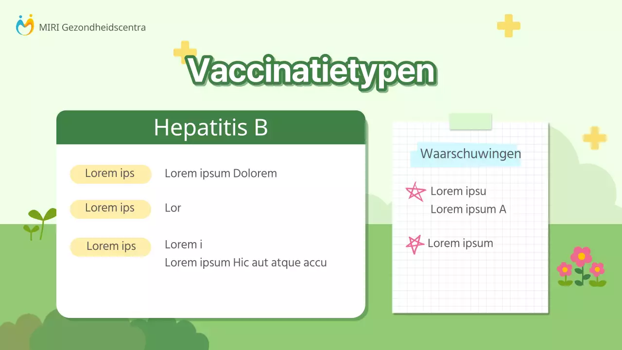 Een handleiding voor het vaccineren van kinderen tegen mazelen en geelzucht