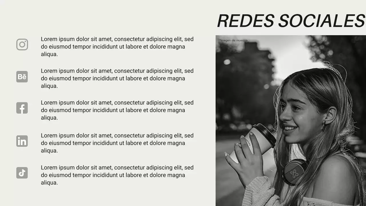 Introducción a la guía de marcas de moda moderna en blanco y negro