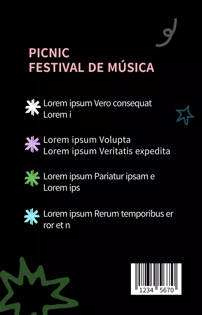 Festival Multicolor Festival Ilustración Concepto Personal