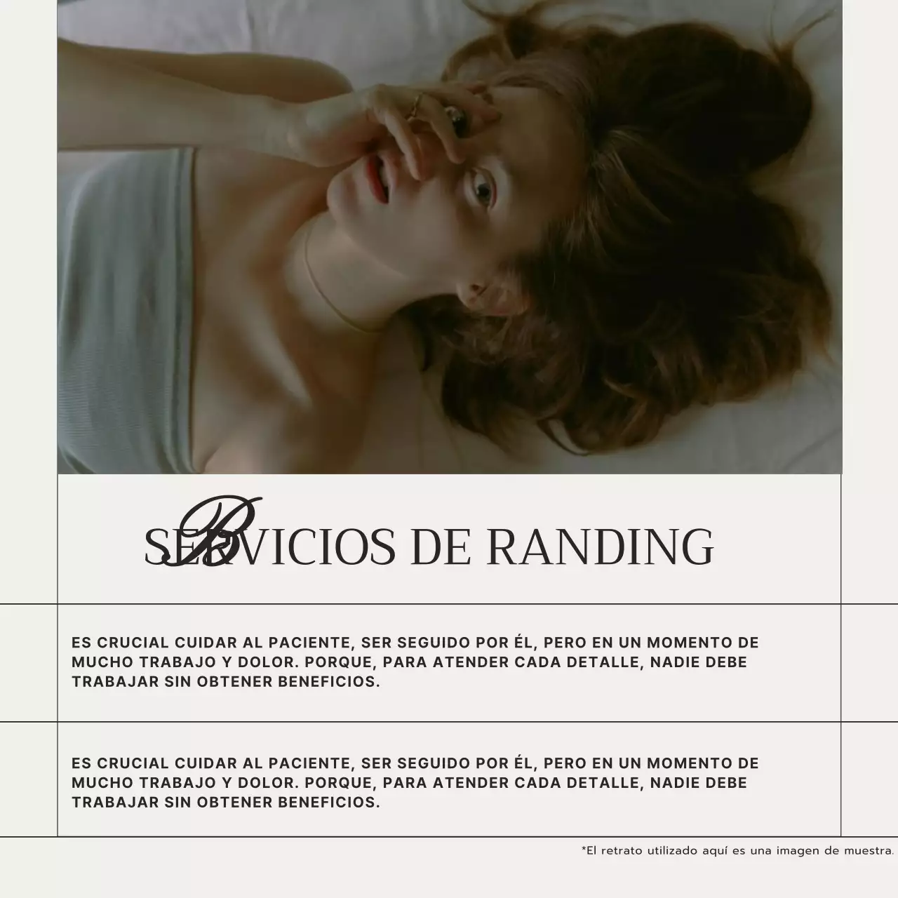 Beige Minimal Social Media & Branding Promoción empresarial