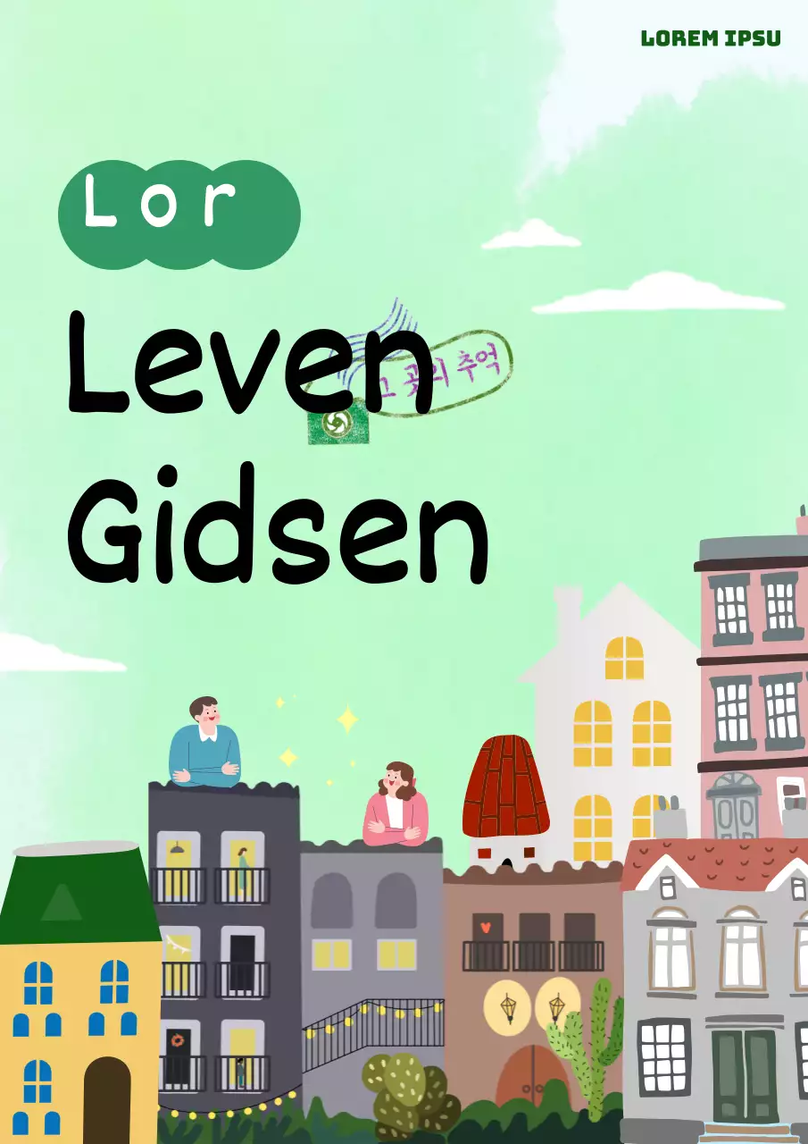 Leuke mintkleurige boekomslag van het Administratief Welzijnscentrum