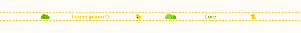 Desenhe uma bracelete para crianças com ícones bonitos de patos e relva