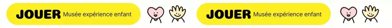 Un joli musée pour enfants aux couleurs jaunes et aux personnages illustrés.