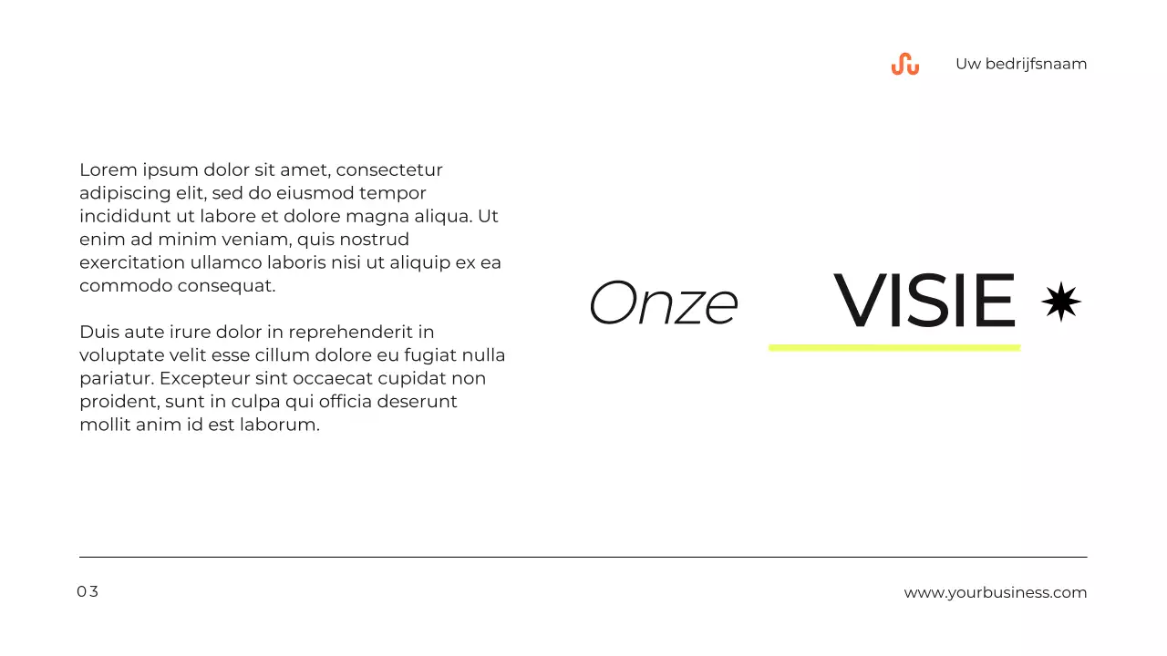 Neon Modern Bedrijfsprofiel