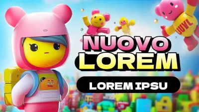 Simpatiche coperture per giochi rosa e gialle