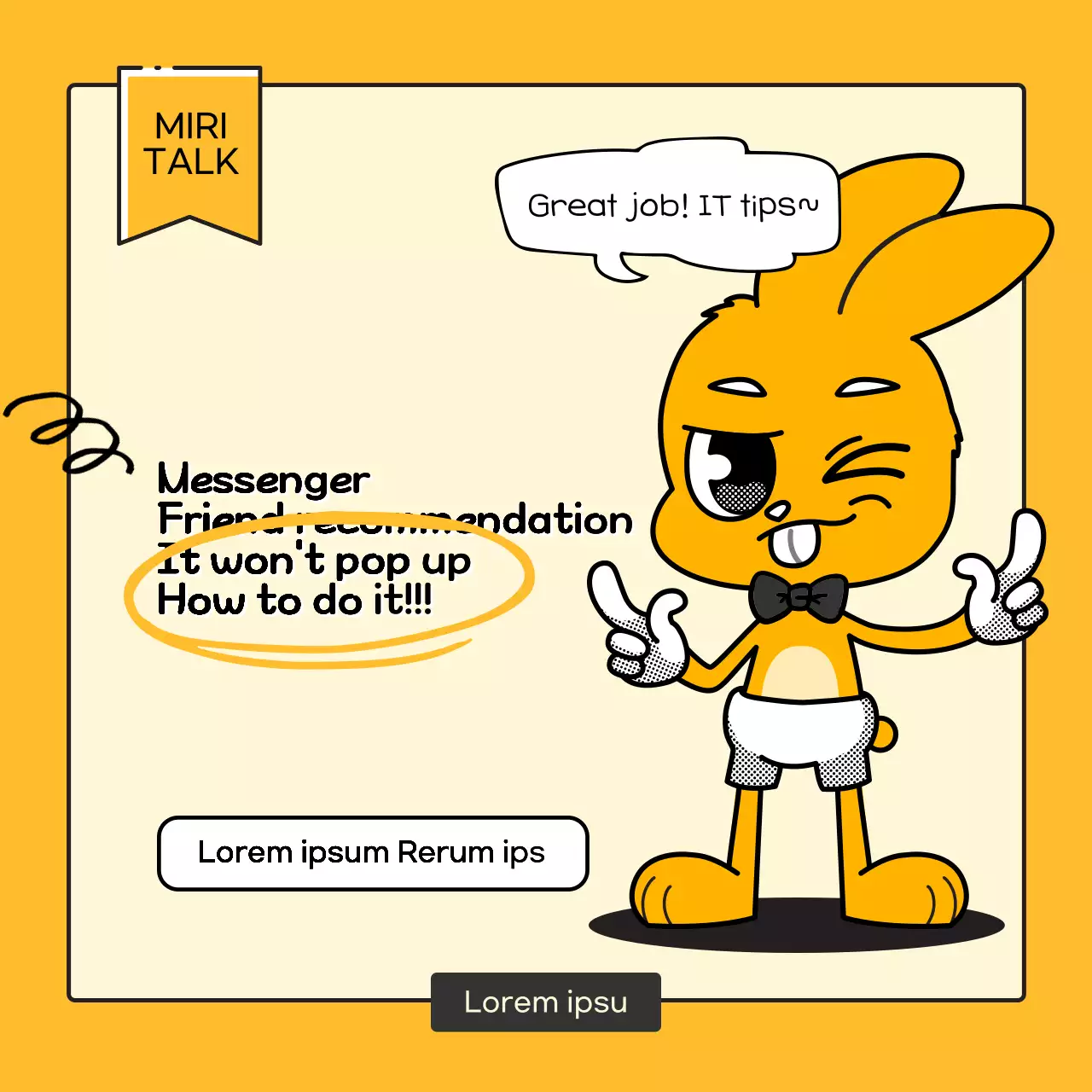 Promote a kitschy yellow and black cell phone dealership