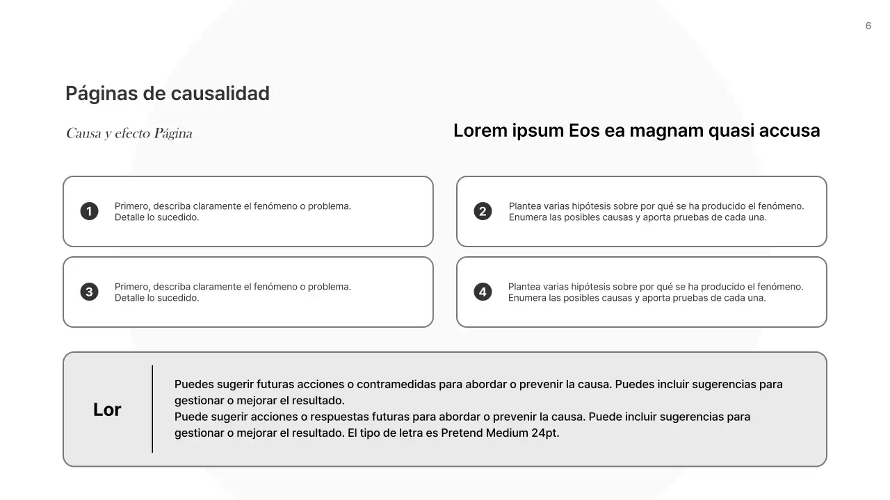 Informes básicos en blanco y negro