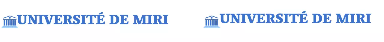 Carte de visite promotionnelle de l'université bleue