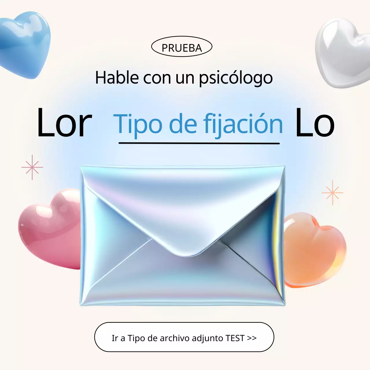 Poste de ensayo de estilo adosado con toques de azul claro y marfil