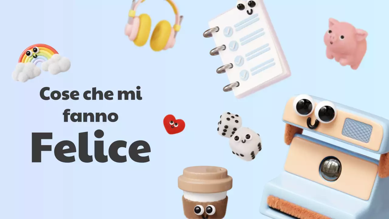 Fattore di felicità del materiale morbido 3D