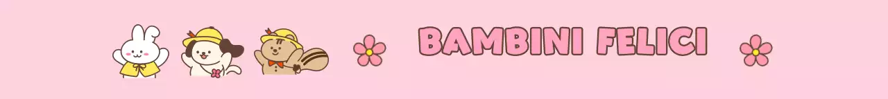 Fondazione per il benessere dei bambini felici con terracotta, cuccioli e scoiattoli