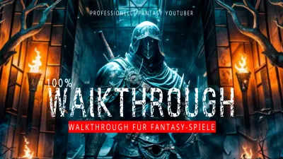 Blaue und rote Fantasy-Videohüllen für professionelle YouTuber