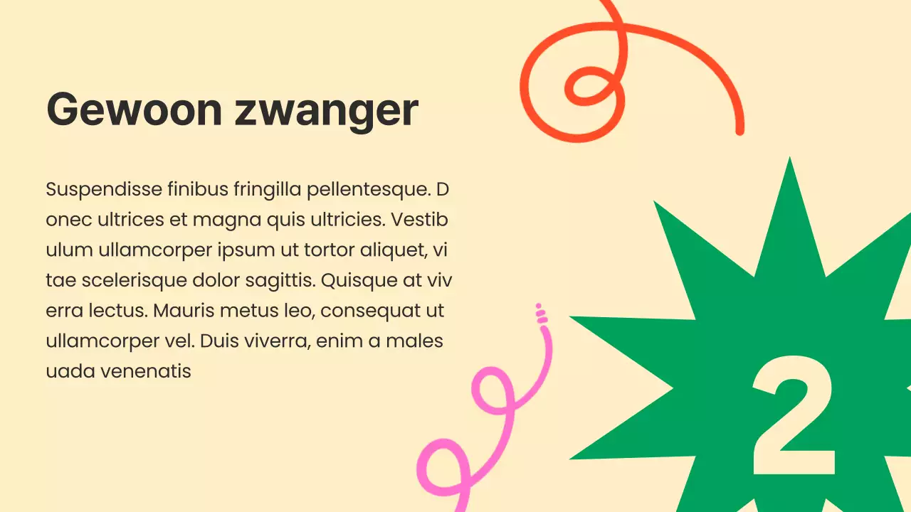 Verslag Beige Eenvoudige Basisvormen