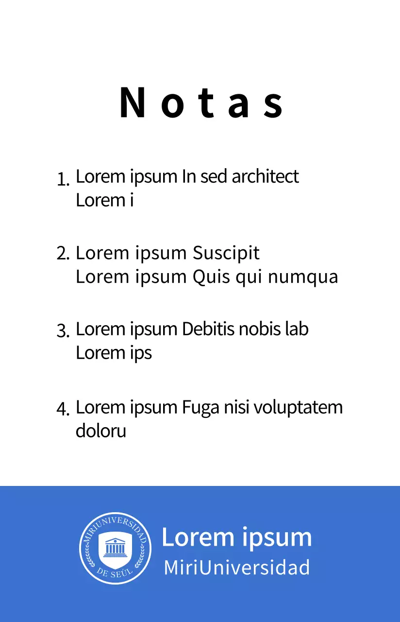 Tarjeta de visita con el logotipo azul y blanco de la escuela