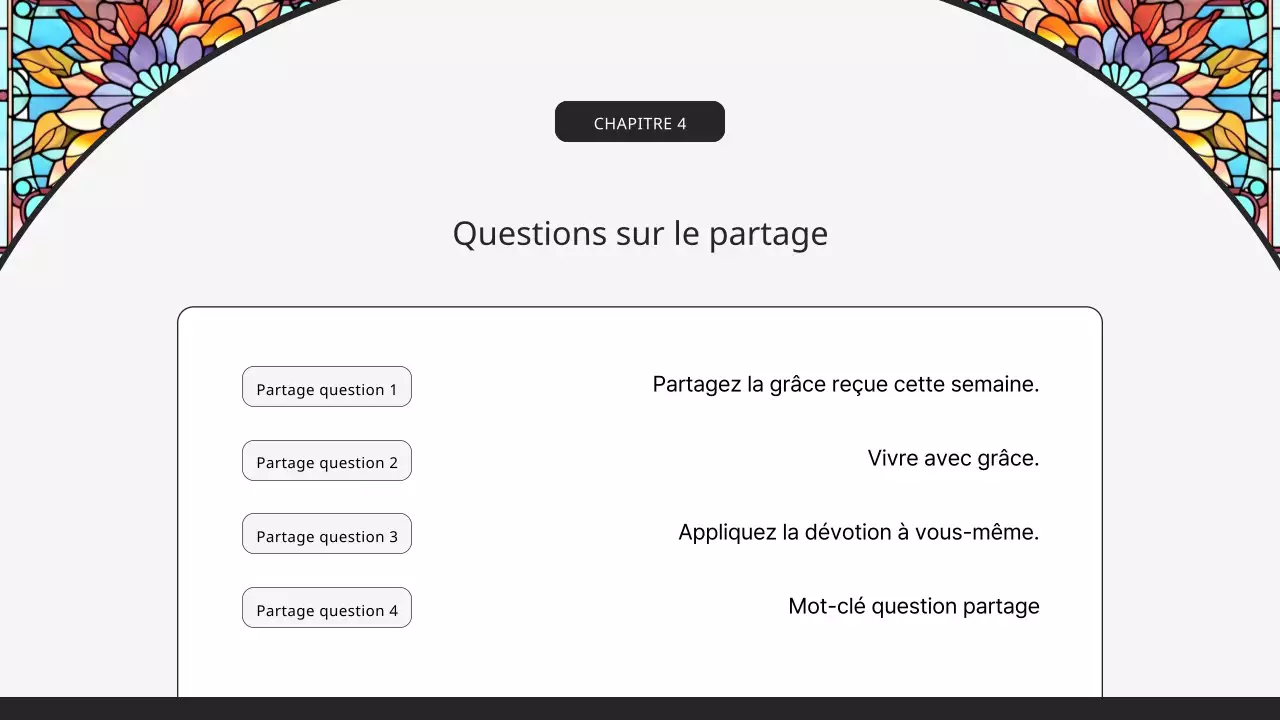 Un guide pour un culte de Pâques de classe en noir et aux couleurs de l'arc-en-ciel