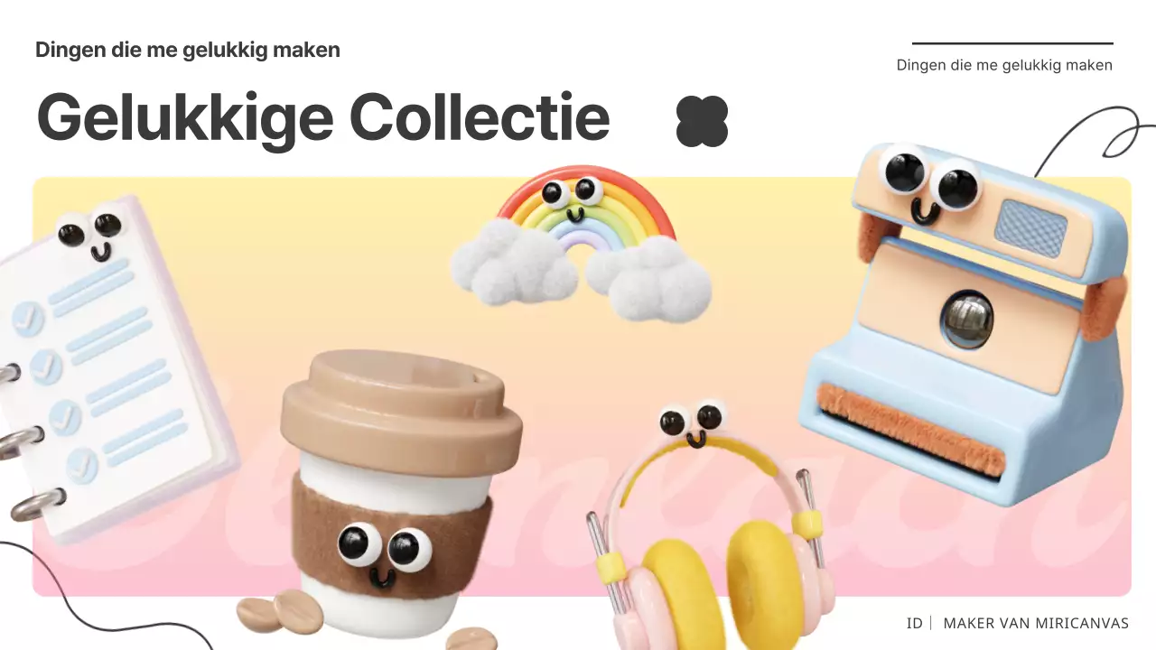 3D pluizig gelukselement