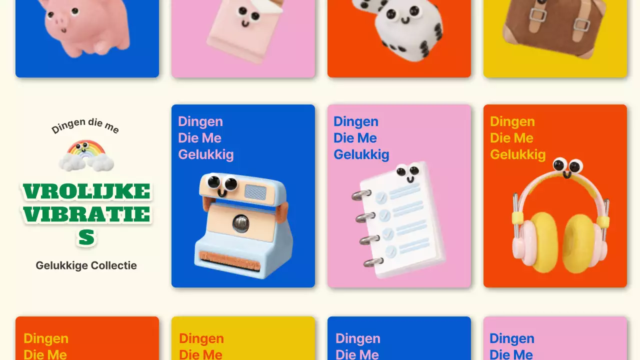 3D pluizig gelukselement